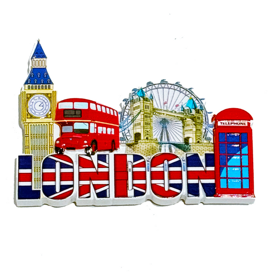 London Panorama Ceramic Fridge Magnet