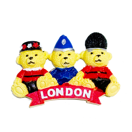 London Trio Ceramic Fridge Magnet