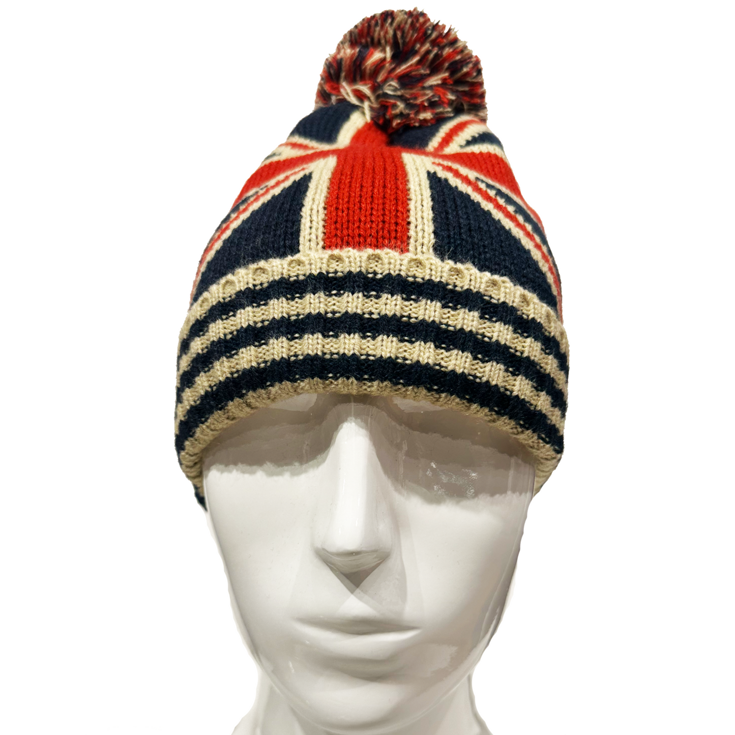 London Union Jack Beanie Hats - Red