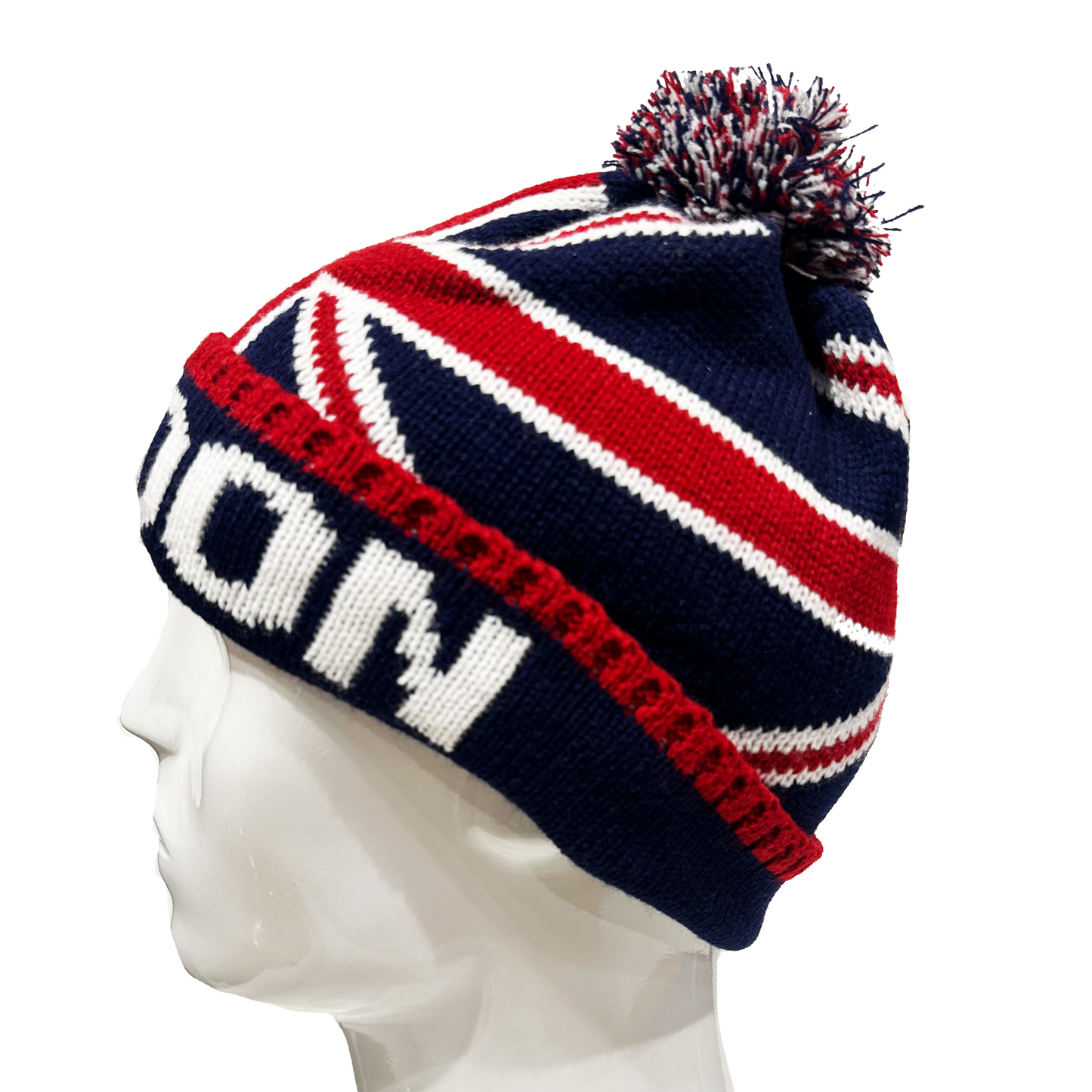 London Union Jack Beanie Hats - Navy