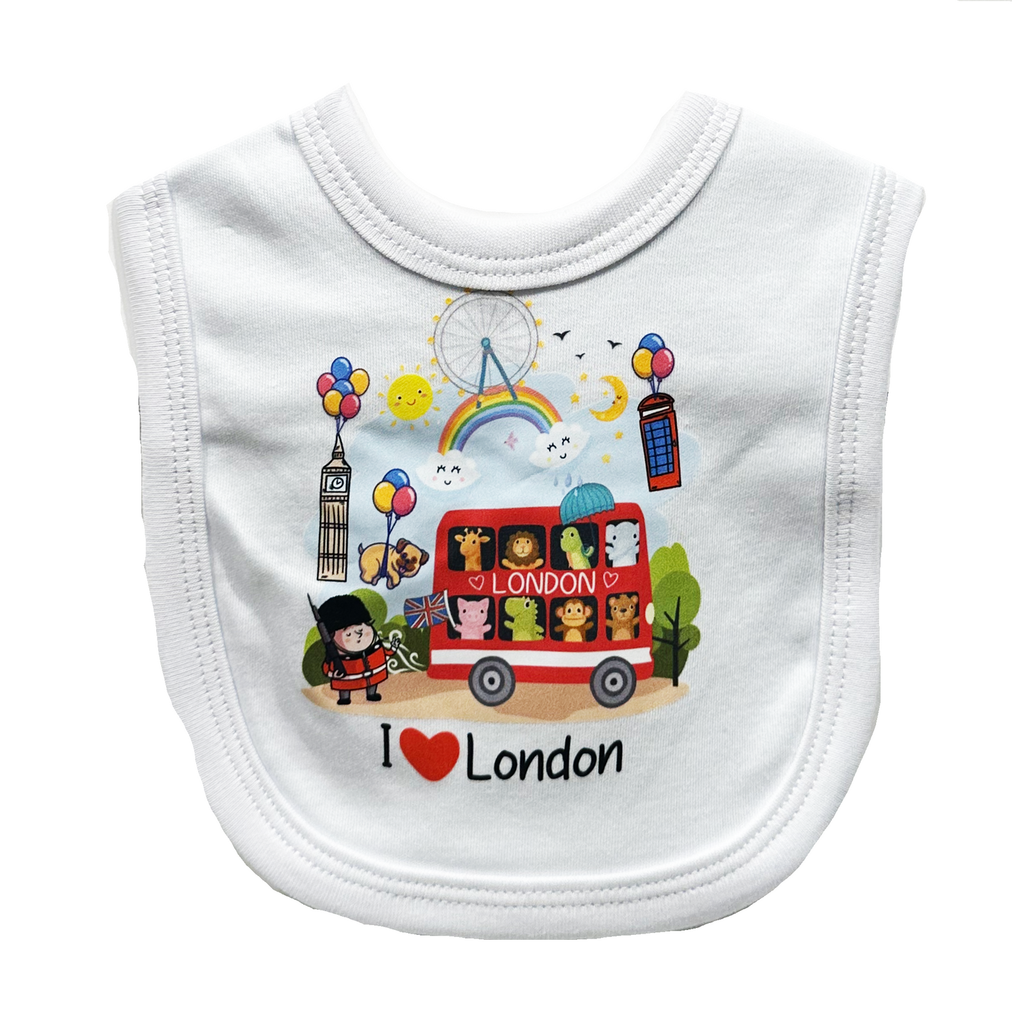 Baby Bib Summer in London