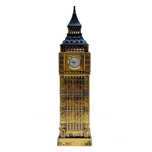 Die Cast London Big Ben Money Box with Clock