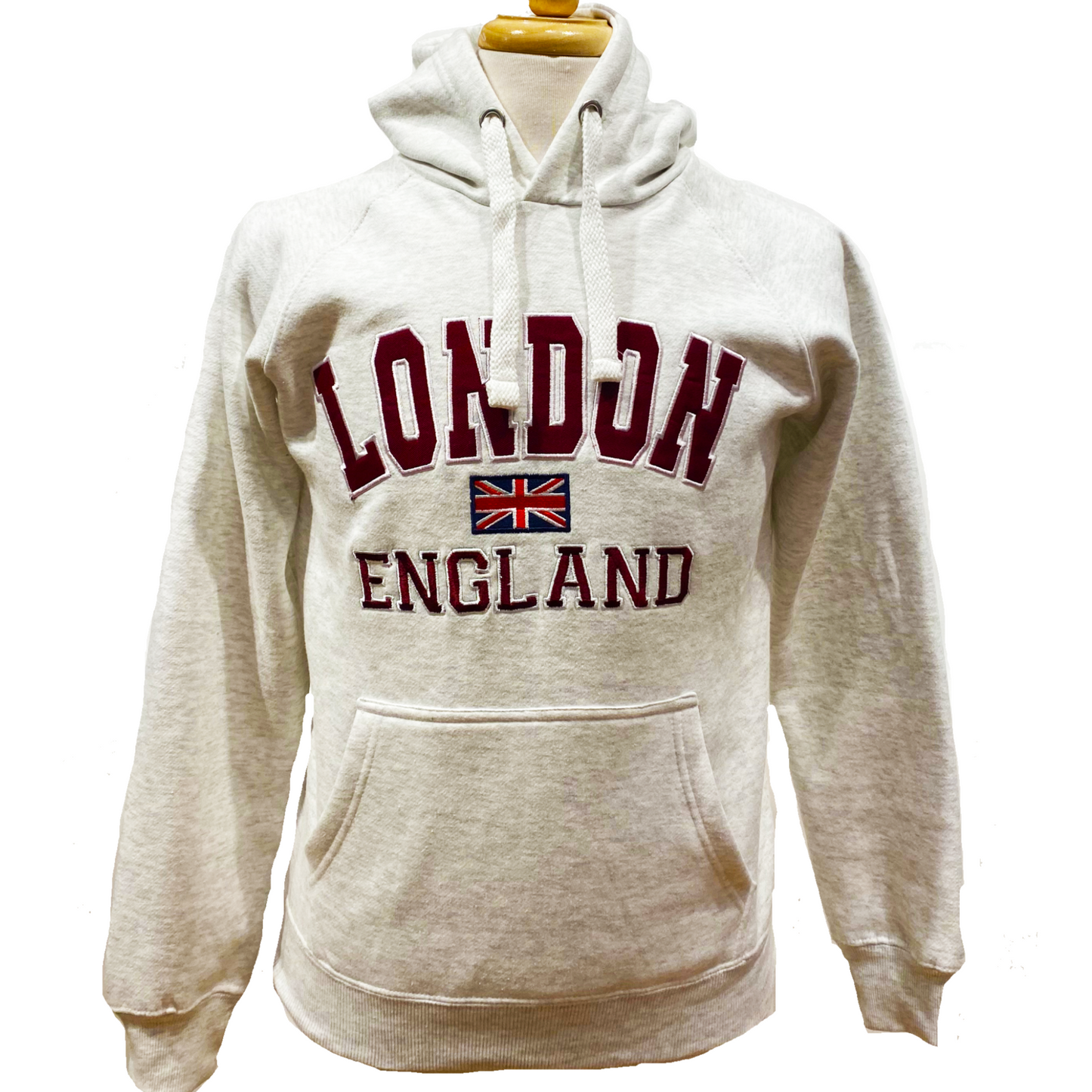 London England Appliqué  Hooded Sweatshirt Unisex