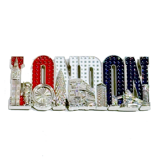 London Skyline Souvenir Metal Refrigerator Magnet