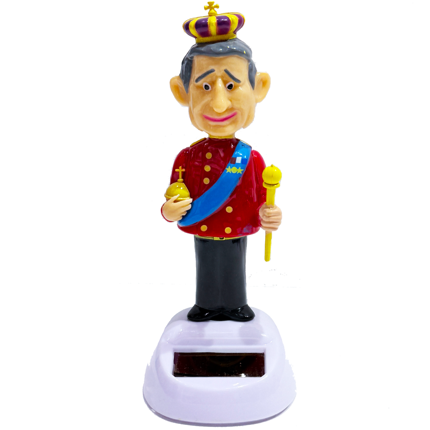 King Charles Solar Moving Figure