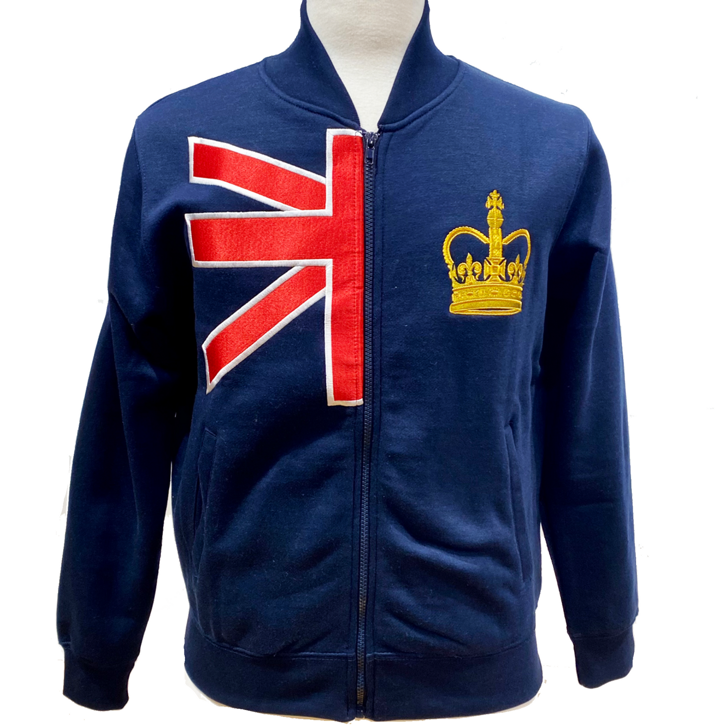 London England Baseball Zipper Jacket