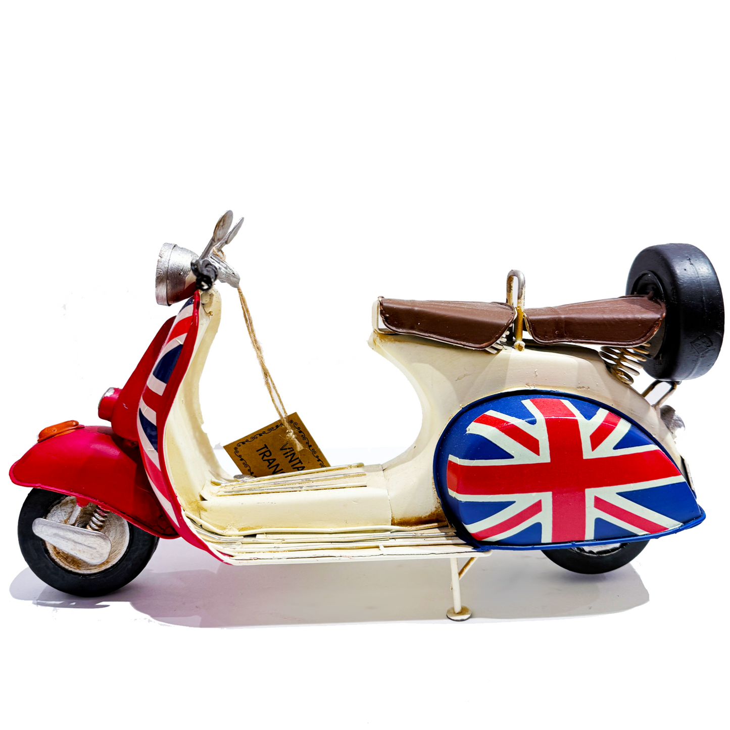 Die Cast Vintage Unione Jack Scooter