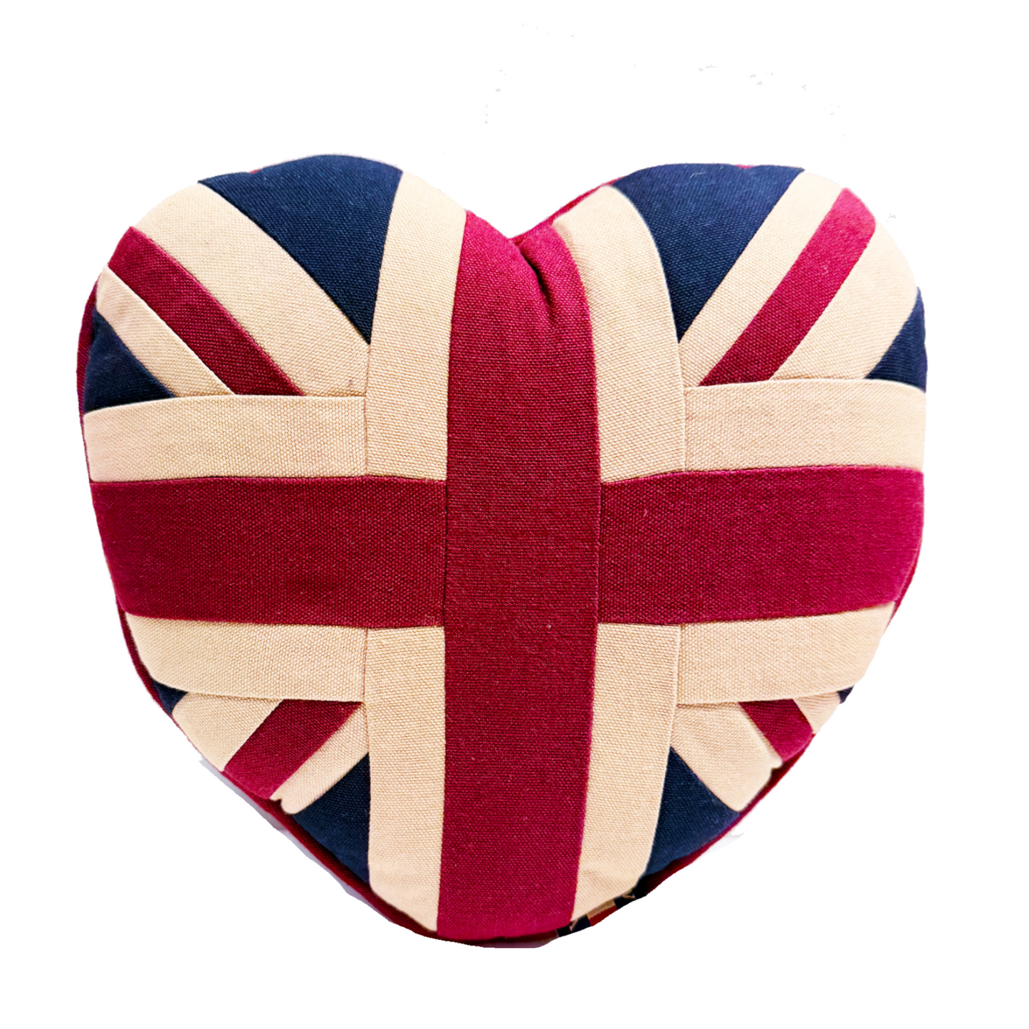 Union Jack Heart Cushion Woven Collection